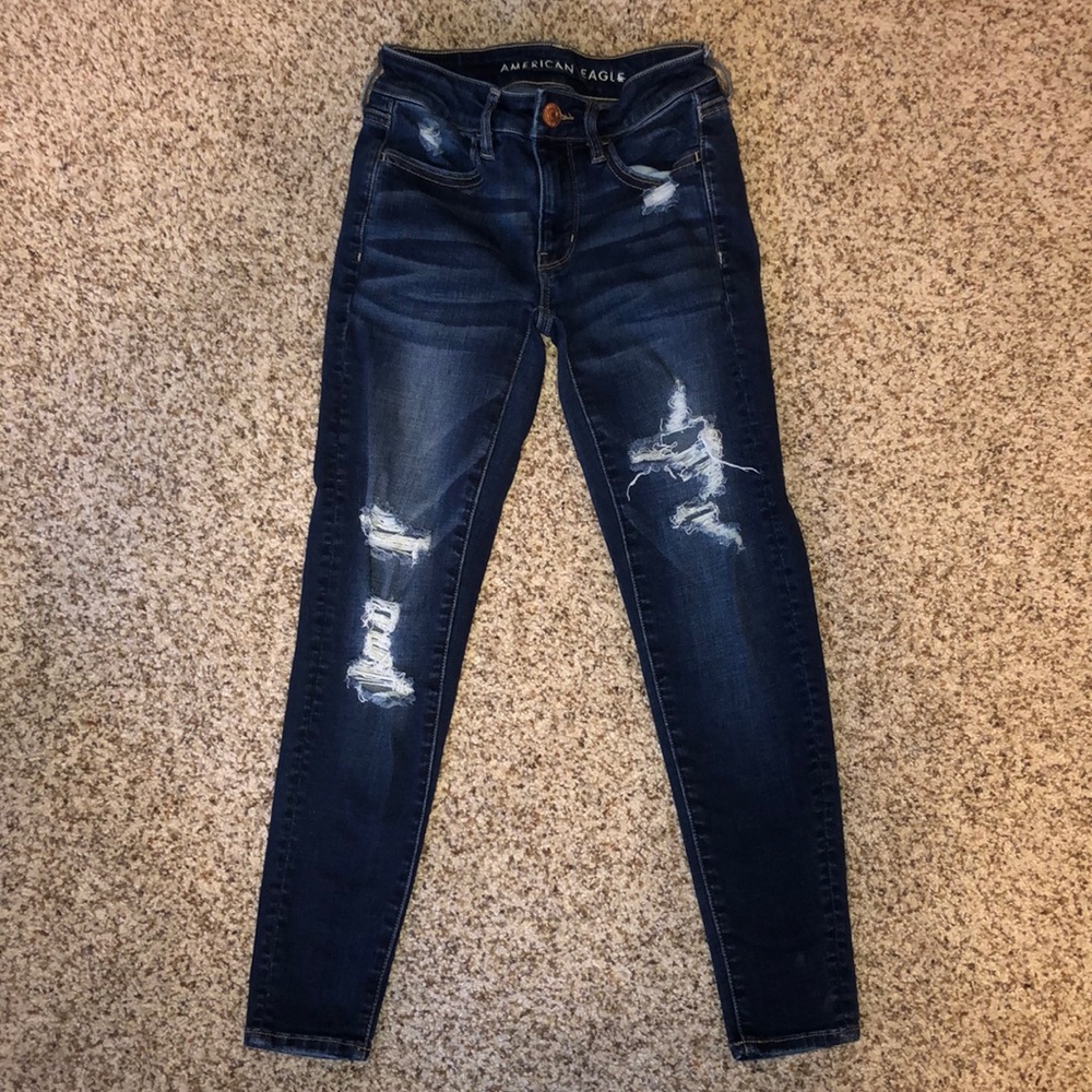 ripped super skinny jeans